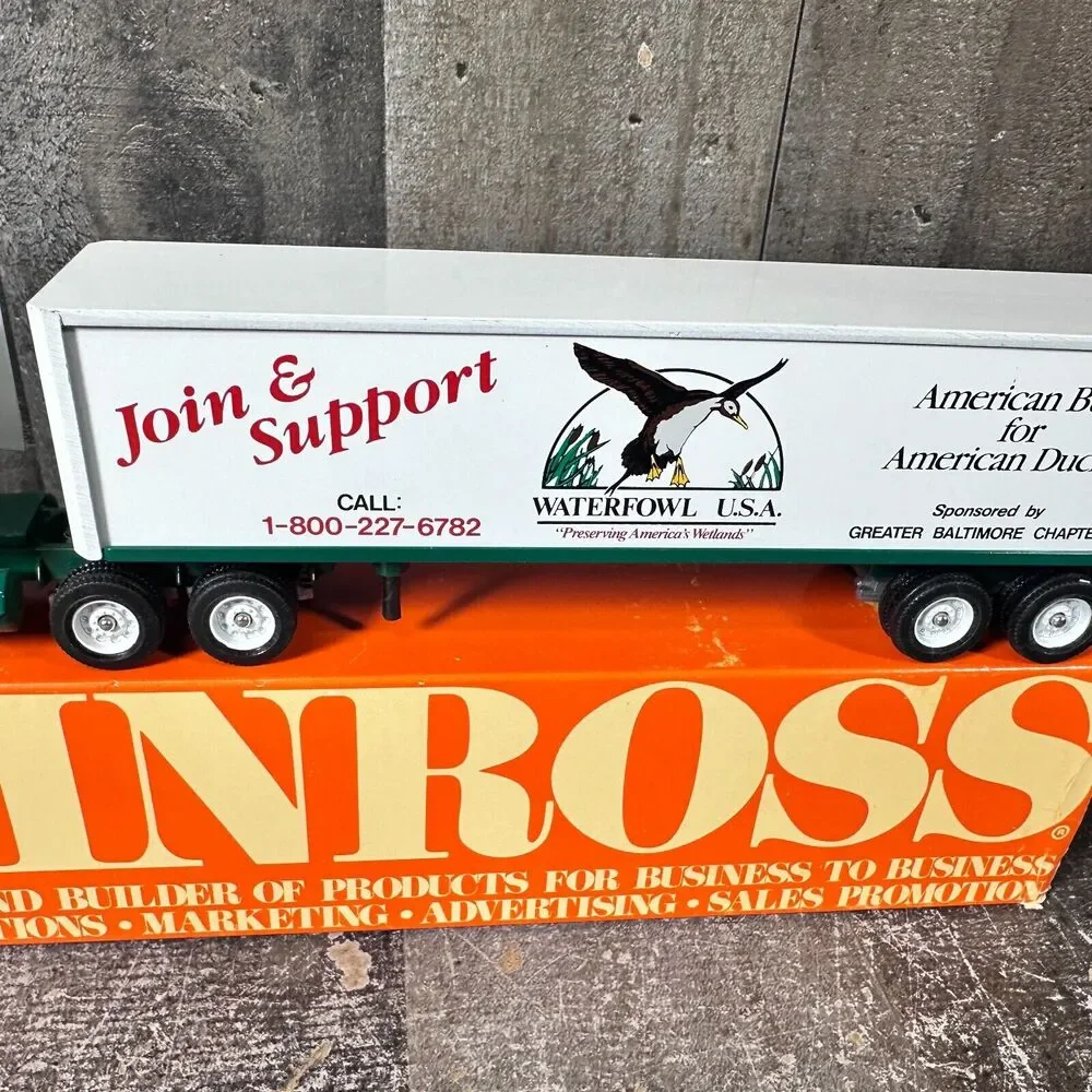 Winross A&S Trucking Services Waterfowl USA Tractor Truck & Trailer 1/64 Diecast